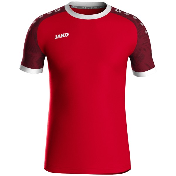 JAKO Trikot Iconic kurzarm sportrot/weinrot
