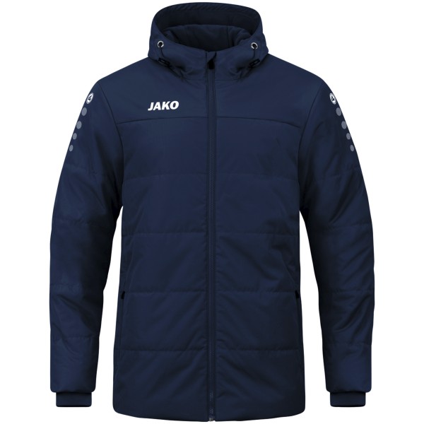 JAKO Coachjacke Team mit Kapuze marine